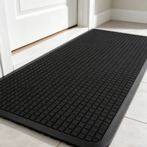 Crease-Resistant Door Mat, Washable, Khaki