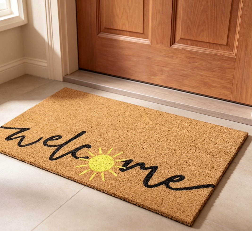 All-Weather Door Mat, Black